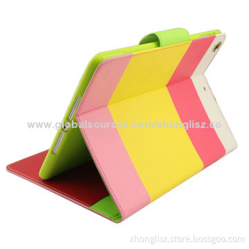 Hot Sales Colorful PU Matching Design for iPad 3, OEM & ODM are Welcome